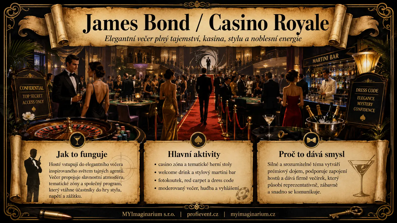 James Bond / Casino Royale firemní večírek