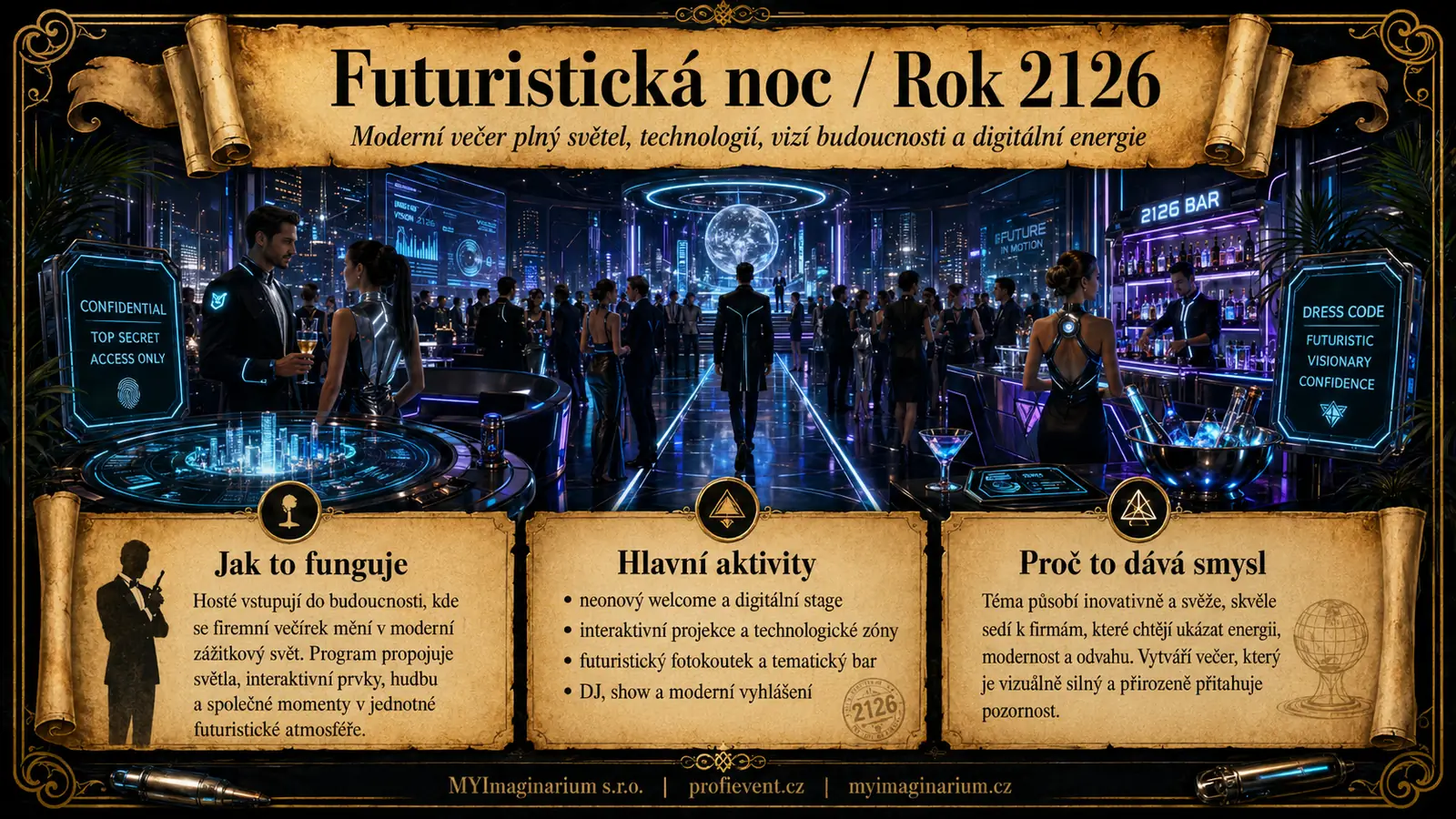 Vizuální inspirace: Futuristická noc / Rok 2126