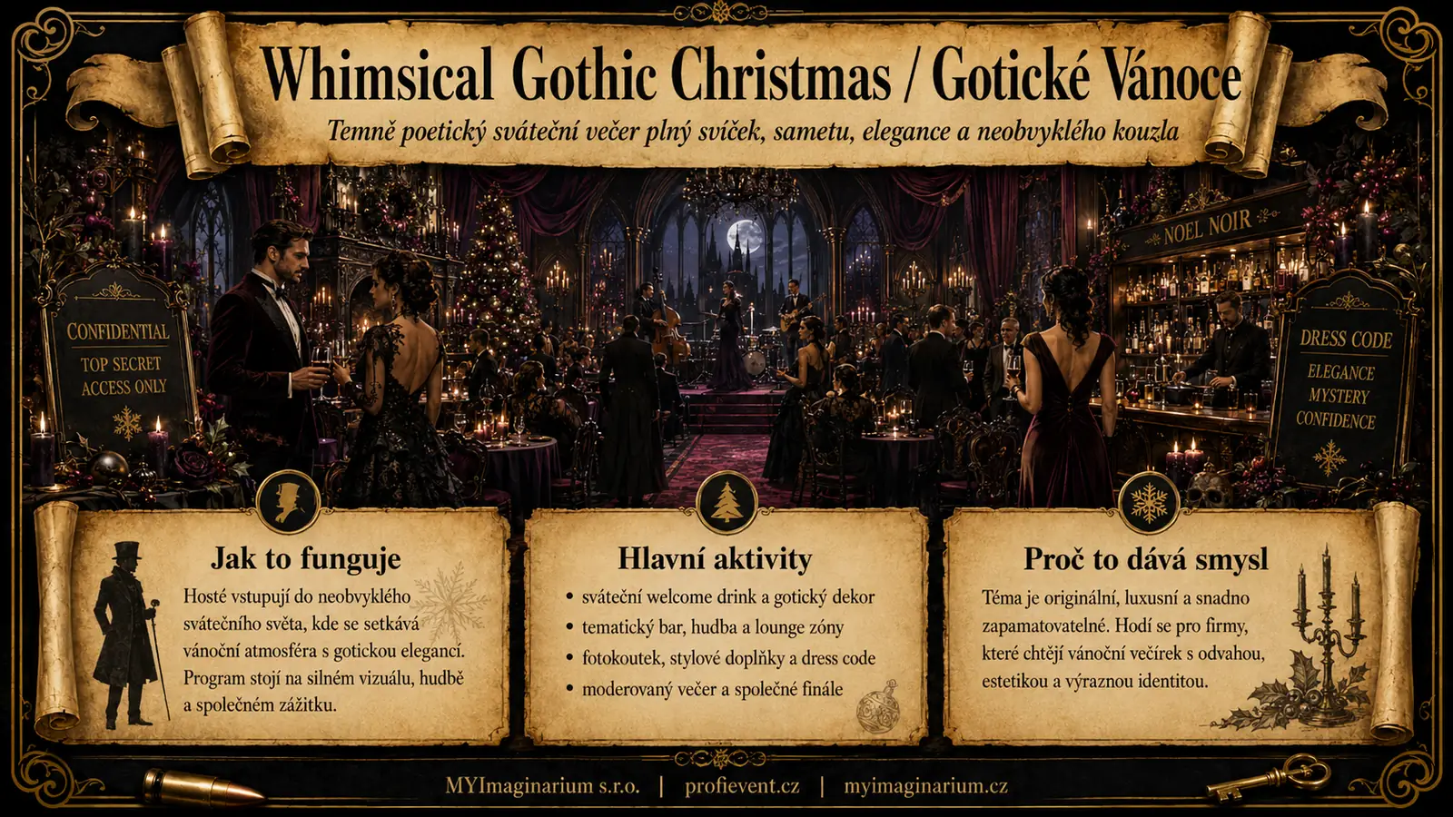Whimsical Gothic Christmas / Gotické Vánoce