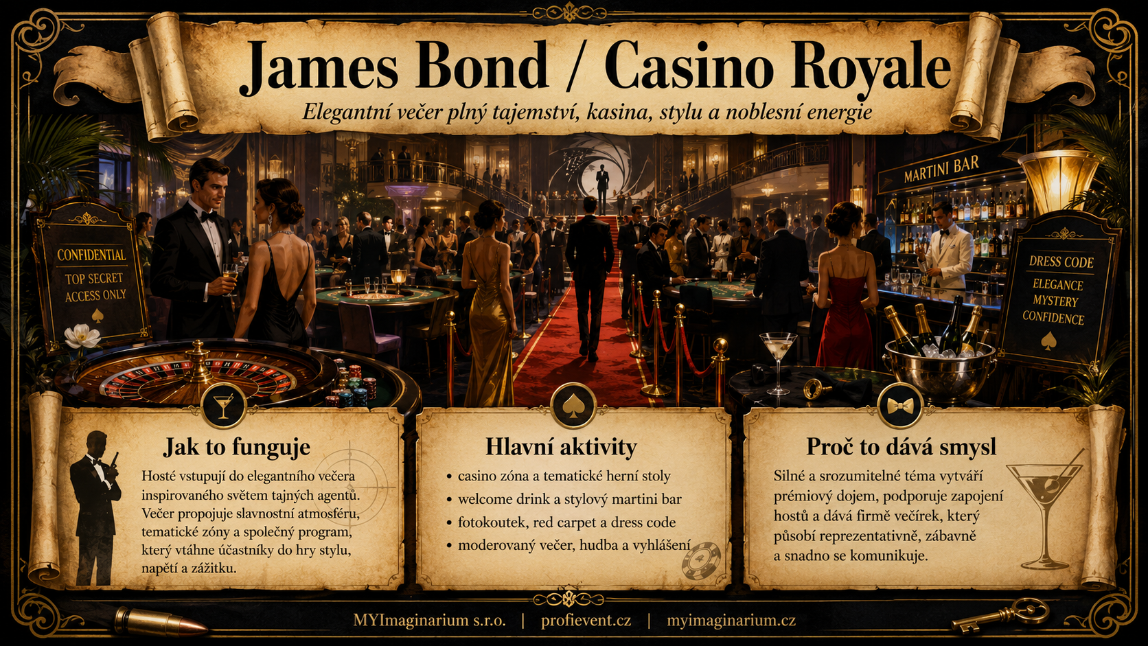 James Bond / Casino Royale firemní večírek