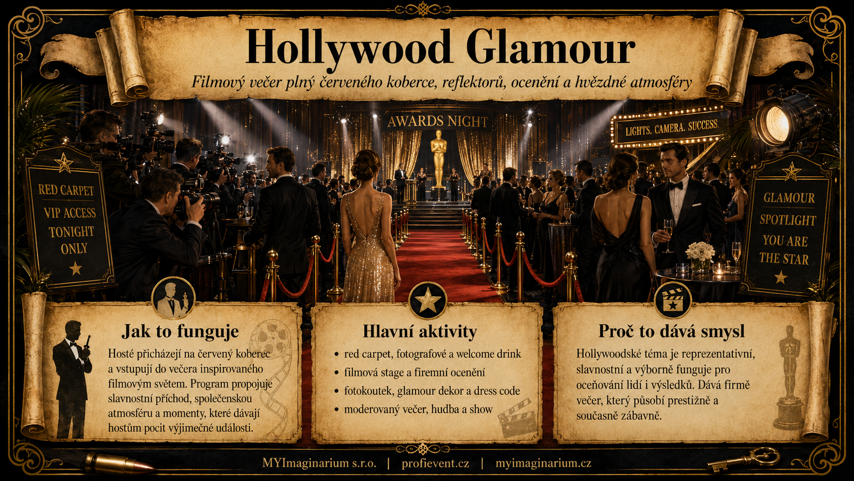 Hollywood Glamour firemní večírek