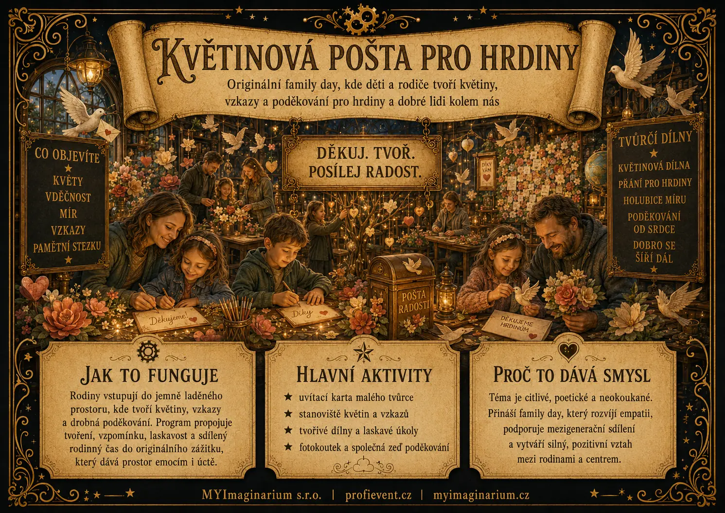 Květinová pošta pro hrdiny