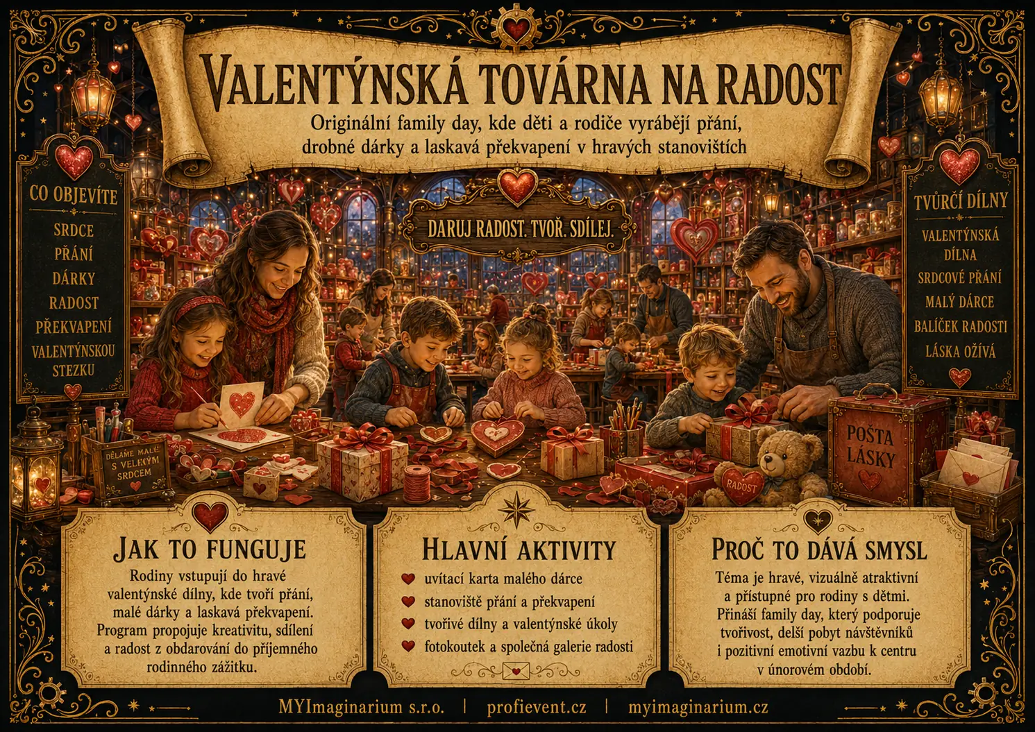 Valentýnská továrna na radost